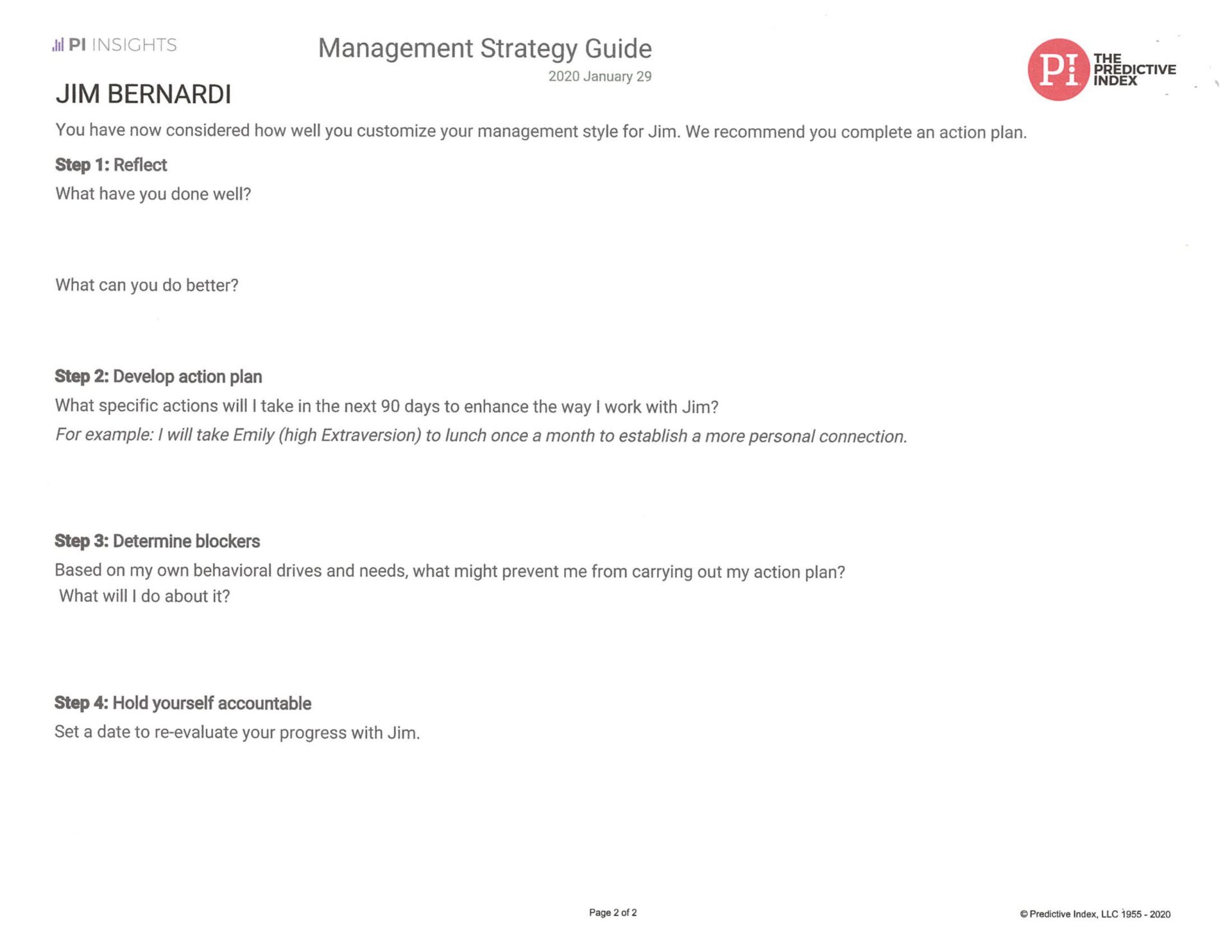 A blank management strategy guide